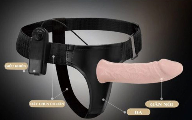 Review Dương vật giả có dây đeo rỗng ruột  nhập khẩu